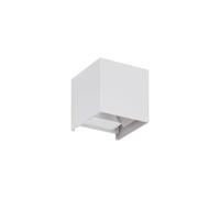 Lindby LED Applique Exterieur Nivar (Moderne) en Blanc Métal (1 lampe,à), Murale Luminaire Lampe Jardin Eclairage d’exterieur