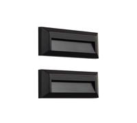 Lindby LED Applique Exterieur Peker (Moderne) en Noir (1 lampe,à), Murale Luminaire Lampe Jardin Eclairage d’exterieur