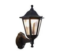 Lindby LED Applique extérieure Iavo (Antique, Classic) en Noir (1 lampe,à) pour mur extérieur/façade de maison terrasse und balcon