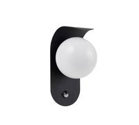 Lindby LED Applique extérieure Lacie (Moderne) en Noir Aluminium (1 lampe,à), pour mur extérieur/façade de maison terrasse und balcon