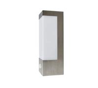 Lindby LED Applique extérieure Severina (Moderne) en Gris Inox (1 lampe,à), pour mur extérieur/façade de maison terrasse und balcon