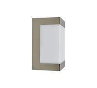 LED Applique extérieure Severina (Moderne) en Gris Inox (1 lampe,à), pour mur extérieur/façade de maison, terrasse und balcon
