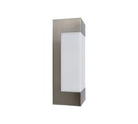 Lindby LED Applique extérieure Severina (Moderne) en Gris Inox (1 lampe,à), pour mur extérieur/façade de maison terrasse und balcon