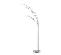 Lindby LED Lampadaire Anea (Moderne) en Gris Métal e. a. pour Salon & Salle à manger (à 5 lampes,), Sur Pied Lampe a de Sol