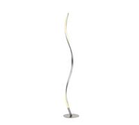 Lampadaire LED Criostal Lindby, dimmable, gris, Salon / Salle à manger, Aluminium, Moderne, Lampadaire LED