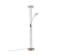 Lindby LED Lampadaire Yveta à intensité variable (Moderne) en Gris Métal e. a. pour Salon & Salle manger (à 2 lampes,), Sur Pied Lampe a de Sol