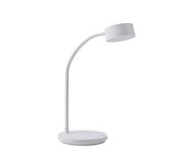 Lindby LED Lampe à poser Maori intensité variable (Moderne) en Blanc Métal e. a. pour Bureau (1 lampe,à), de bureau lampe