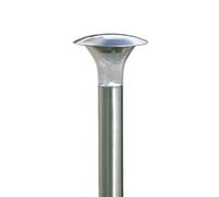 LED Lampe Solaire 'Jolin' (Moderne) en Gris en Inox (1 lampe,à A+) de Lindby | Eclairage Exterieur Solaire, Eclairage Solaire, Lampe Solaire Jardin