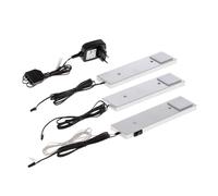 Lindby LED Lampes sous meuble Amaryll (Moderne) en Gris e. a. pour Cuisine (à 3 lampes,), Lampe