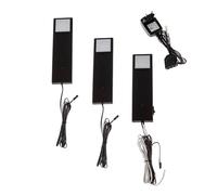 Lindby LED Lampes sous meuble Amaryll (Moderne) en Noir e. a. pour Cuisine (à 3 lampes,), Lampe