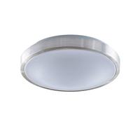 Lindby LED Plafonnier Emelie (Moderne) en Gris Aluminium e. a. pour Salon & Salle à manger (1 lampe,à), Eclairage Lampe Luminaire Plafond Eclerage Interieur