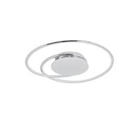 Lindby LED Plafonnier Joline (Moderne) en Argent Métal e. a. pour Salon & Salle à manger (1 lampe,à), Eclairage Lampe Luminaire Plafond Eclerage Interieur