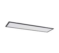 Lindby LED Plafonnier Nelios à intensité variable (Moderne) en Noir Aluminium e. a. pour Salon & Salle manger (1 lampe,à), Eclairage Panneau Luminaire Lampe Plafond Eclerage
