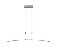 Lindby LED Suspension Phillie à intensité variable (Moderne) en Gris Métal e. a. pour Salon & Salle manger (1 lampe,à), lampe plafonnier suspension