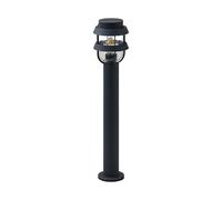 Lindby Luminaire extérieur Alvaro à intensité variable (Moderne) en Noir Aluminium (1 lampe,à E27), Borne lumineuse borne luminaire pour socle