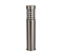 Lindby Luminaire extérieur Enja à intensité variable (Moderne) en Gris Inox (1 lampe,à E27), borne eclairage exterieur lumineuse luminaire
