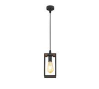 Lindby Luminaire extérieur Filimon à intensité variable (Moderne) en Noir Aluminium (1 lampe,à E27), Suspension