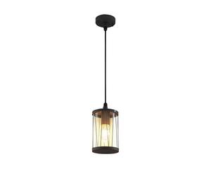 Lindby Luminaire extérieur Yonan à intensité variable (Moderne) en Noir Inox (1 lampe,à E27), Suspension