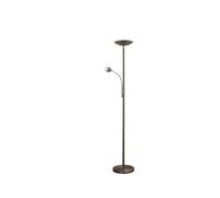 Lindby - Malea LED Lampadaire w/Arm Matt Nickel