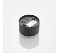 Lindby Mathea Plafonnier DExtérieur Led, Cylindre gris foncé, blanc