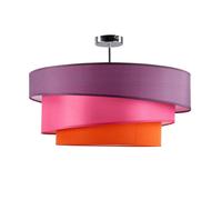 Lindby - Melia Plafonnier Violet/Pink/Orange/Chrome