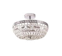 Lindby - Mondrian Plafonnier Clear/Chrome