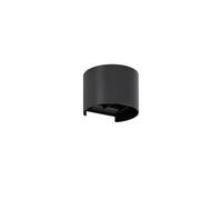 Lindby - Nivar Round LED Applique Murale d'Extérieur Black