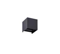Lindby - Nivar Square LED Applique Murale d'Extérieur Black