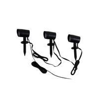 Lindby - Nycta LED Smart Lampe de Jardin w/Pointes de terre 3 pcs. Noir