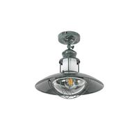 Lindby Plafonnier Louisanne à intensité variable (Modern, Industriel) en Gris Métal e. a. pour Cuisine (1 lampe,à E27) Luminaire Lampe Plafond Eclerage Eclairage Interieur