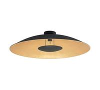 Lindby Plafonnier Narisara à intensité variable (Moderne) en Noir Métal e. a. pour Salon & Salle manger (1 lampe,à E27), Luminaire Plafonnier, Lampe Plafond, Eclerage Eclairage Interieur
