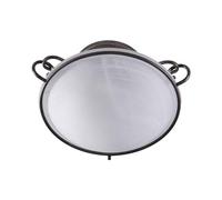 Lindby Plafonnier Rando à intensité variable (Traditionnel) en Gris Métal e. a. pour Salon & Salle manger (à 3 lampes, E27) Luminaire Lampe Plafond Eclerage Eclairage