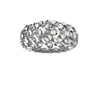 Lindby Plafonnier Reza à intensité variable (Moderne) en Argent e. a. pour Couloir (à 3 lampes, E14) Luminaire Lampe Plafond Eclerage Eclairage Interieur