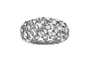 Lindby Plafonnier Reza à intensité variable (Moderne) en Argent e. a. pour Couloir (à 3 lampes, E14) Luminaire Lampe Plafond Eclerage Eclairage Interieur