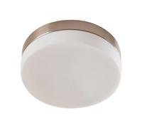Lindby Plafonnier Salle De Bain Amilia à intensité variable (Moderne) en Verre e. a. pour de bain (1 lampe,à E27), WC Luminaire Lampe Plafond Eclerage