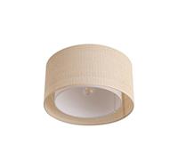 Lindby Plafonnier Soula à intensité variable (Traditionnel) en Beige e. a. pour Salon & Salle manger (1 lampe,à E27), Luminaire Lampe Plafond Eclerage Eclairage