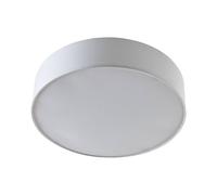 Lindby Plafonnier Tissu Gordana à intensité variable (Moderne) en Blanc Textile e. a. pour Salon & Salle manger (à 3 lampes, E27), Luminaire Plafonnier, Lampe Plafond, Eclerage Eclairage