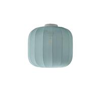 Lindby Plafonnier Tissu Helin à intensité variable (Scandinave) en Bleu Textile e. a. pour Salon & Salle manger (1 lampe,à E27), Luminaire Lampe Plafond Eclerage Eclairage