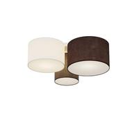 Lindby - Laurenz 3 Plafonnier Grey/White/Brown