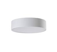 Lindby Plafonnier Tissu Sebatin à intensité variable (Scandinave) en Blanc Textile e. a. pour Chambre coucher (à 3 lampes, E27) Luminaire Lampe Plafond Eclerage Eclairage