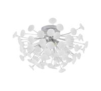 Lindby Plafonnier Yurina à intensité variable (Moderne) en Blanc e. a. pour Salon & Salle manger (à 4 lampes, E14) Luminaire Lampe Plafond Eclerage Eclairage