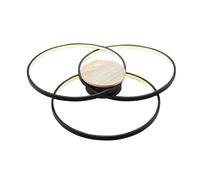 Lindby - Riley Plafonnier Black/Wood