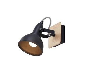 Lindby Spot Aylis à intensité variable (Modern, Industriel) en Marron Métal e. a. pour Salon & Salle manger (1 lampe,à E14) Lampe encastrable plafonnier applique