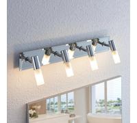 Lindby Spot Zela à intensité variable (Moderne) en Argent Métal e. a. pour Salle de bain (à 4 lampes, G9) Lampe encastrable plafonnier applique