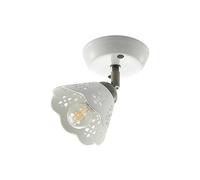 Lindby Spot Efgenia à intensité variable (Traditionnel) en Blanc Céramique e. a. pour Salon & Salle manger (1 lampe,à E14), Lampe encastrable plafonnier applique