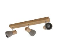 Lindby Spot en béton Filiz à intensité variable (Scandinave) Gris e. a. pour Chambre coucher (à 3 lampes, E14) Lampe encastrable plafonnier applique