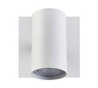 Lindby Spot Iluk à intensité variable (Moderne) en Blanc Métal e. a. pour Salon & Salle manger (1 lampe,à GU10), Lampe encastrable plafonnier applique