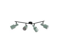 Lindby Spot Ovelia à intensité variable (Moderne) en Noir Métal e. a. pour Salon & Salle manger (à 4 lampes, E27) Lampe encastrable plafonnier applique