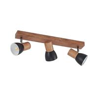 Lindby Spot Tonja à intensité variable (Moderne) en Marron Métal e. a. pour Salon & Salle manger (à 3 lampes, E14) Lampe encastrable plafonnier applique