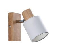 Lindby Spot Wanessa à intensité variable (Moderne) en Marron Bois e. a. pour Salon & Salle manger (1 lampe,à E14), Lampe encastrable plafonnier applique